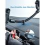 Windshield Phone Mount Holder, Mpow Upgraded Phone Holder for Car Windshield, Long Arm Washable Suction Cup Car Cradle Compatible with iPhone 11 Pro Max, XS Max, XS, XR/X/8/7/6 Plus Etc