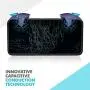 BOKA Shark Shape Pubg Triggers Cum Gamepad Joystick Compatible with All Smartphones - (Blue)