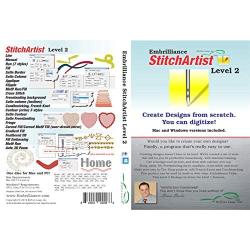 Embrilliance StitchArtist Level 2 Digitizing Embroidery Software for MAC & PC