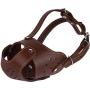 CollarDirect Dog Muzzle Pitbull Amstaff Basket Genuine Leather Staffordshire Terrier CollarDirect Dog Muzzle Pitbull Amstaff Basket Genuine Leather Staffordshire Terrier