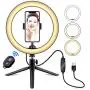 10" Selfie Ring Light with Tripod Stand & Cell Phone Holder, LATZZ Dimmable Desktop LED Lamp Camera Ringlight with Wireless Remote Shutter for Live Stream/Makeup/YouTube Video/Photography 10" Selfie Ring Light with Tripod Stand & Cell Phone Holder, LATZZ Dimmable Desktop LED Lamp Camera Ringlight with Wireless Remote Shutter for Live Stream/Makeup/YouTube Video/Photography