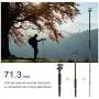 K&F Concept TM2515M1 67 inch Compact Lightweight Aluminum Travel Tripod 10kg/22lbs Load Capacity,with Monopod 360° Panorama Ball Head Compatible with DSLR Camera K&F Concept TM2515M1 67 inch Compact Lightweight Aluminum Travel Tripod 10kg/22lbs Load Capacity,with Monopod 360° Panorama Ball Head Compatible with DSLR Camera