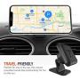 Trianium Magnetic Dash Car Mount Phone Holder Desk Stand for iPhone, Samsung, Moto, Huawei, Nokia, LG and Other Android Smartphones [Stick On Dashboard Holder 3M Adhesive Bendable Base/Metal Plate]