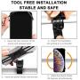 FISHOAKY Bike Phone Mount, 360° Rotation Silicone Bicycle Phone Holder, Universal Handlebar Mount for Cycling GPS/Music, Fits for X XR 8/8 Plus, Galaxy S10+, S10, Note 9/S9, 4.0"-6.5" Phones