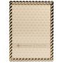 Lawrence Frames 5x7 Golden Rope Picture Frame, Gold