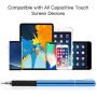 Waysse 3 Stylus Pens for Touch Screens, Capacitive Pen High Sensitivity & Fine Point, Universal Stylus with Clear Disc for iPhone X/8/8plus iPad/iPad Pro/iPad Mini and All Capacitive Touch Screens