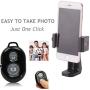 Phone Tripod Mount for iPhone with Remote 360° Rotation Smartphone Holder Phone Adapter Clip Compatible with iPhone 11 Pro Xs Max XR X 8 7 6 6s Plus Samsung Nexus