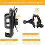 Phone Holder Mount for Bike Handle bar - Motorcycle Cell Phone Clamp, Scooter Phone Mount Cradle for iPhone 11 Pro Max Xs Xr SE2 8 Plus, Samsung Galaxy S20 Note 10 S9+ and More Smartphones