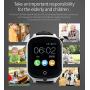 KKBEAR (Give Replaceable Strap) 3G GPS Watch for Kids Elderly,WiFi Phone Call, Real-time Tracking, Geo-Fence Touch Screen Camera SOS Alarm Anti-Lost GPS Tracker Suitable for Dementia Alzheimers