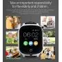 KKBEAR (Give Replaceable Strap) 3G GPS Watch for Kids Elderly,WiFi Phone Call, Real-time Tracking, Geo-Fence Touch Screen Camera SOS Alarm Anti-Lost GPS Tracker Suitable for Dementia Alzheimers
