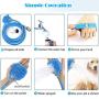 Companet Pet Dog Shower Sprayer Pet Bathing Scrubber Tool and Grooming Glove for Shower, Bath Tub, or Outdoor Garden Hose