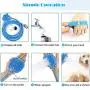 Companet Pet Dog Shower Sprayer Pet Bathing Scrubber Tool and Grooming Glove for Shower, Bath Tub, or Outdoor Garden Hose