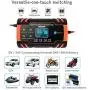 Enhanced Edition Car Battery Charger 12V/8A 24V/4A Compatible Automotive Smart Portable Battery Charger Maintainer/Pulse Repair Charger Pack for Car, Motorcycle, Lawn Mower and More Enhanced Edition Car Battery Charger 12V/8A 24V/4A Compatible Automotive Smart Portable Battery Charger Maintainer/Pulse Repair Charger Pack for Car, Motorcycle, Lawn Mower and More