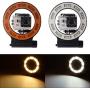 MEIKON LED Underwater Light, Waterproof 40m Diving Fill Light IPX8 Waterproof Flash Ring Light 3 Modes with 30pcs LED for GoPro Hero 6/5/4/3 /3/2/1 SJCAM and Other Action Camera (Rechargeable)