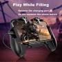 BESTZY PUBG Mobile Game Controller Multifunction Mobile Phone Controller with Cooling Fan Gaming Triggers Gamepad Smartphone Holder for 4.7 to 6.5 inch