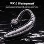 Bluetooth Earpiece for Cell Phone, Timmkoo S60 Single Ear Hands-Free Wireless Bluetooth Headset with Mic Apt-X CVC8.0 for iPhone, Samsung, Android, PC, Laptop, Tablet, TVs (Silver)