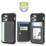 Cell Phone Wallet for Back of Phone, Stick On Wallet Credit Card ID Holder with RFID Protection Compatible with iPhone, Galaxy & Most Smartphones and Cases