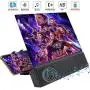 12 Phone Screen Magnifier with Bluetooth Speaker, 3D HD Movies Amplifier Projector Cell Phone Screen Enlarger with Foldable Stand for iPhone 11 Pro Samsung Galaxy S9 and Other Smartphones 12 Phone Screen Magnifier with Bluetooth Speaker, 3D HD Movies Amplifier Projector Cell Phone Screen Enlarger with Foldable Stand for iPhone 11 Pro Samsung Galaxy S9 and Other Smartphones