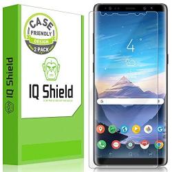 IQShield Screen Protector Compatible with Samsung Galaxy Note 8 (2-Pack)(Case Friendly)(Not Glass) Anti-Bubble Clear Film