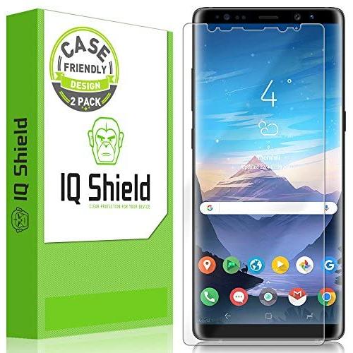 IQShield Screen Protector Compatible with Samsung Galaxy Note 8 (2-Pack)(Case Friendly)(Not Glass) Anti-Bubble Clear Film