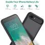 Battery case for iPhone 8 Plus/7 Plus/6 Plus/6s Plus,Xooparc 8500mAh Charging Case Portable Charger Case Rechargeable Extended Battery Pack for 6s Plus/ 6 Plus/ 7 Plus/ 8 Plus(5.5) Backup (Black) Battery case for iPhone 8 Plus/7 Plus/6 Plus/6s Plus,Xooparc 8500mAh Charging Case Portable Charger Case Rechargeable Extended Battery Pack for 6s Plus/ 6 Plus/ 7 Plus/ 8 Plus(5.5) Backup (Black)