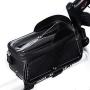 EBIKELING Front Frame Phone Bag for Bike - Waterproof Bicycle Top Tube Cycling Phone Mount Pack - Touch Screen Phone Holder Case with Screen Sun Visor for 6.5’’ iPhone 11 Pro + Plus xs Max