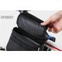 Surborder Shop Popular Bicycle Cycling Top Tube Saddle Bag Bike Frame Pannier Bag Rack Double Side with Mobile Phone Pouch