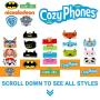 CozyPhones Kids Headphones for Girls Volume Limited with Thin Speakers & Super Soft Stretchy Headband - Perfect Toddlers & Children’s Earphones for Home, School & Travel - Mystic Unicorn