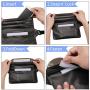 Weewooday 2 Pieces Waterproof Waist Pouch and 2 Piece Black Waterproof Phone Case Dry Bag for Boating Swimming Kayaking Beach Pool Water Parks, Keeping Phone Wallet Safe and Dry (Color Set 3)