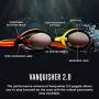 Speedo Swim Goggles Mirrored Vanquisher 2.0 - Manufacturer Discontinued