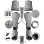 Leg Massager for Circulation - Foot and Calf Massager Air Compression Leg and Thigh Wraps Massage Boots Machine for Home Use Relaxation with Controller