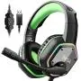 EKSA 7.1 USB Gaming Headset - Surround Stereo Sound - PS4 Headphones with Noise Canceling Mic & RGB Light Over Ear Headphones, Compatible with PC, PS4 Console, Laptop (Green) EKSA 7.1 USB Gaming Headset - Surround Stereo Sound - PS4 Headphones with Noise Canceling Mic & RGB Light Over Ear Headphones, Compatible with PC, PS4 Console, Laptop (Green)