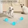 WWVVPET Interactive Cat Toys Ball with LED Light,360 Degree Self Rotating Ball,USB Rechargeable Cat Ball Toy,Stimulate Hunting Instinct Kitten Funny Chaser Roller Pet Toy WWVVPET Interactive Cat Toys Ball with LED Light,360 Degree Self Rotating Ball,USB Rechargeable Cat Ball Toy,Stimulate Hunting Instinct Kitten Funny Chaser Roller Pet Toy