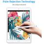 ESR Upgraded Stylus Pen for iPad, Active Stylus with Palm Rejection, Precise & Rechargeable Pencil Compatible with iPad Pro 11/iPad Pro 12.9 /iPad 7th Gen/iPad 6th Gen/iPad Air 3/iPad Mini 5 - White