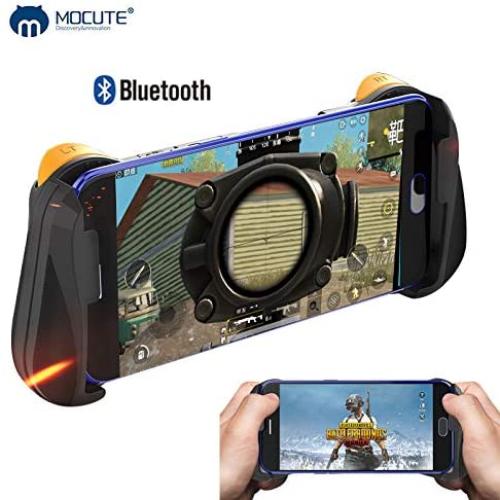 szkn MOCUTE-057 Bluetooth 4.0 Gamepad PUBG Controller PUBG Mobile Triggers Joystick Wireless Joypad for iPhone Xs Android Tablet