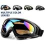 First Choose Anti-Glare Lenses, Ski Goggles, Winter Sport Snowboard Goggles with UV 400 Protection, Snowboard Goggles for Kids, Boys & Girls, Youth, Men & Women, Helmet, Wind Resistance