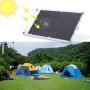 Lixada Solar Panel Charger USB Port Portable High Power Paper Shaped Monocrystalline Silicon for Cell Phone Camping