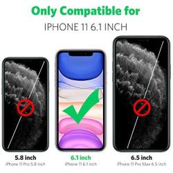 Mkeke Compatible with iPhone 11 Case, Clear iPhone 11 Cases Cover for iPhone 11 6.1 Inch-Black