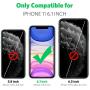 Mkeke Compatible with iPhone 11 Case, Clear iPhone 11 Cases Cover for iPhone 11 6.1 Inch-Black