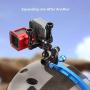 Aluminum Ball Joint Mount gopro Handlebar Mount, 360 Rotation and Lock Any Direction, Shock-Resistant, Compatible with Gopro Max Hero DJI OSMO Action Camera