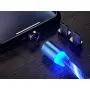 LED Flowing Magnetic Phone Charging Cable