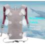 Xboun Hydration Pack - Hydration Water Backpack with 2L TPU Leak Proof Water Bladder for Men & Women | Great for Hiking, Running, Cycling, Camping, Skiing, Outdoor Activities