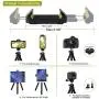 Endurax Flexible Tripod for Phone Camera Tripod Stand with Universal Cell Phone & Tablet Holder Mount Compatible with iPhone, iPad, DSLR, Sports Camera, Remote Shutter Included for Selfie or Vlogging Endurax Flexible Tripod for Phone Camera Tripod Stand with Universal Cell Phone & Tablet Holder Mount Compatible with iPhone, iPad, DSLR, Sports Camera, Remote Shutter Included for Selfie or Vlogging