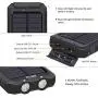 Phone Solar Charger,Yelomin 20000mAh Portable Outdoor Mobile Power Bank,Camping External Backup Battery Pack Dual USB 5V 1A/2A Outputs 2 Led Light Flashlight with Compass Phone Solar Charger,Yelomin 20000mAh Portable Outdoor Mobile Power Bank,Camping External Backup Battery Pack Dual USB 5V 1A/2A Outputs 2 Led Light Flashlight with Compass