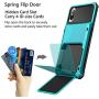 Vofolen Case for iPhone Xs Max Case Wallet ID Slot Credit Card Holder Scratch Resistant Dual Layer Protective Bumper Rugged TPU Rubber Armor Hard Shell Case Cover for iPhone Xs Max 10S Max Light Blue