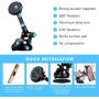 Magnetic Phone Car Mount, Amoner Universal Car Phone Holder for Dashboard, 360° Adjustable Magnet Cell Phone Mount Compatible with iPhone, Samsung, LG, GPS, Mini Tablet and More
