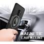 eSamcore Samsung Galaxy S9 Case Ring Holder Kickstand Cases + Dashboard Magnetic Phone Car Mount [Black]