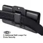 nuoku Horizontal Leather Phone Holster for iPhone Xs Max iPhone XR iPhone8Plus 7Plus 6/6sPlus Belt Clip Holster Pouch Case with ID Card Holder with Other Slim TPU PC On(Max 6.5 Black)