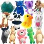 Jalousie 12 Pack Plush Animal Dog Toy Dog Squeaky Toys Cute Pet Plush Toys Stuffed Puppy Chew Toys for Small Medium Dog Puppy Pets - Bulk Dog Toys Jalousie 12 Pack Plush Animal Dog Toy Dog Squeaky Toys Cute Pet Plush Toys Stuffed Puppy Chew Toys for Small Medium Dog Puppy Pets - Bulk Dog Toys