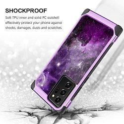 BENTOBEN Samsung Galaxy Note 20 Ultra Case, 2 in 1 Slim Hybrid Hard PC Soft Rubber Bumper Rugged Shockproof Protective Phone Case for Samsung Galaxy Note20 Ultra/Plus 6.9inch 5G, Nebula